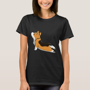 T-shirt Corgi Yoga Pose