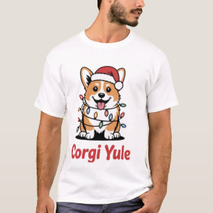 T-shirt Corgi Yule Drôle de Noël Kawaii Corgi Amoureux des