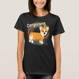 T-shirt Corgicorn Mignon Licorne Corgi