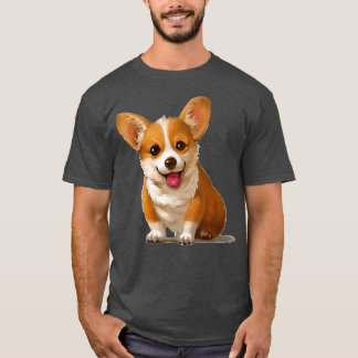T-shirt CorgiFunny Corgi Amoureux des chiens, Corgi Maman,