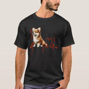 T-shirt Corgipoo (Corgi + Poodle) Chien Caricature Drôle C