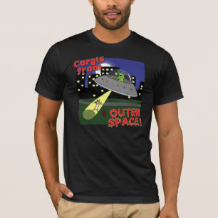 T-shirt Corgis d'habillement d'espace extra-atmosphérique