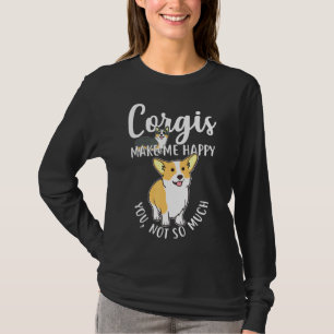 T-shirt Corgis me rendre heureux animal de compagnie Pembr