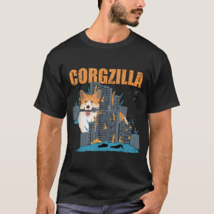 T-shirt Corgzilla Funny Pembroke Welsh Corgi Amoureux des
