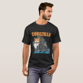T-shirt Corgzilla Funny Pembroke Welsh Corgi Amoureux des  (Devant entier)