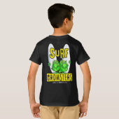 T-shirt coriace jaune requin (Dos entier)