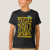 T-shirt coriace jaune requin (Devant)