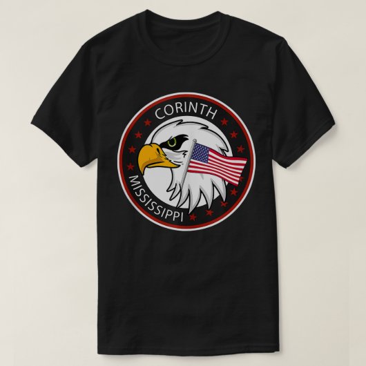 T-shirt Corinth Mississippi MS  (Design devant)