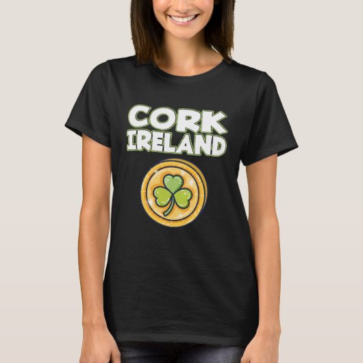T-shirt Cork Ireland  Saint Patrick s Day Historical City (Devant)