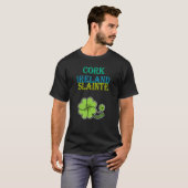 T-shirt Cork, Irlande, Slainte Jour de la St Patrick Sarca (Devant entier)