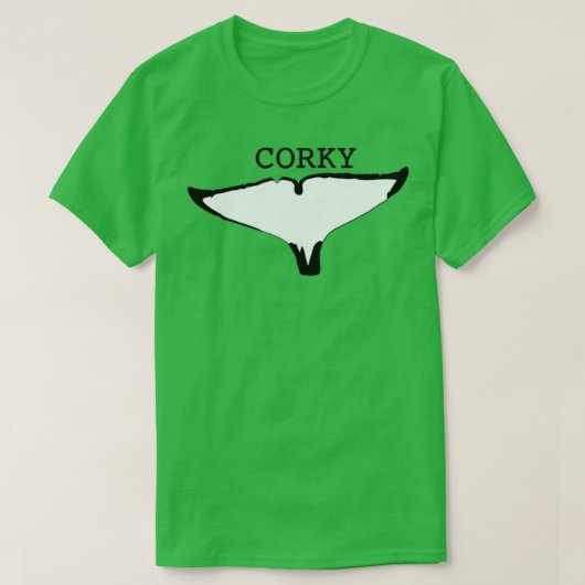 T-shirt CORKY, épaulard, queue des flèches (Design devant)