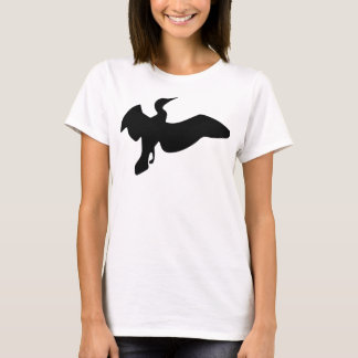 T-shirt Cormorant noir en vol