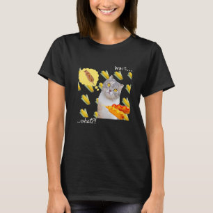 T-shirt Corn Cat Corn Chien Chat Humour Attendez ce que