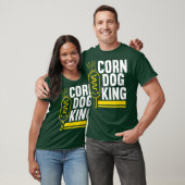 T-shirt Corn Chien King Funny Hotdog Nourriture Devis Pour (Unisexe)