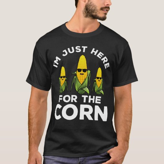 T-shirt Corn Corn Cob Nourriture pour hommes Femmes Enfant (Devant)