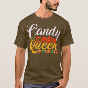 T-shirt Corn de bonbons Reine, Voici mon costume d'Hallowe