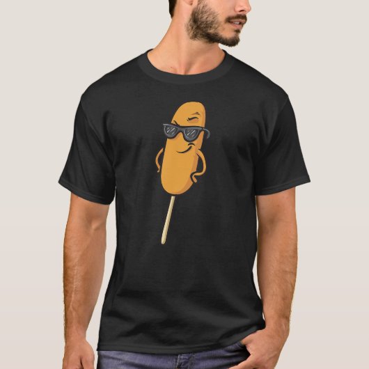 T-shirt Corn Dog Cool Corndog (Devant)