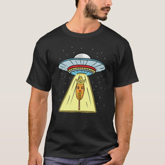 T-shirt Corn Dog Queen Ufo (Devant)