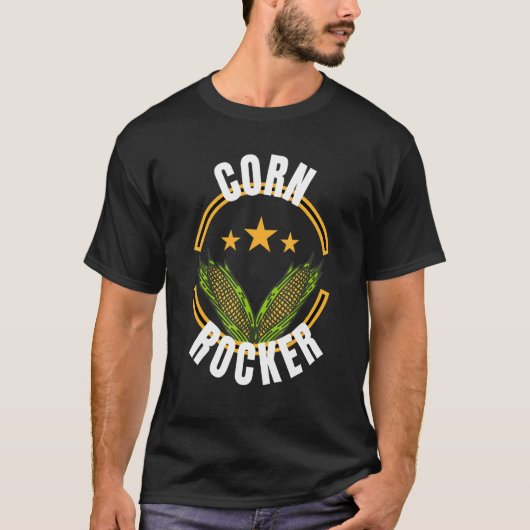 T-shirt Corn farmer corn rocker (Devant)