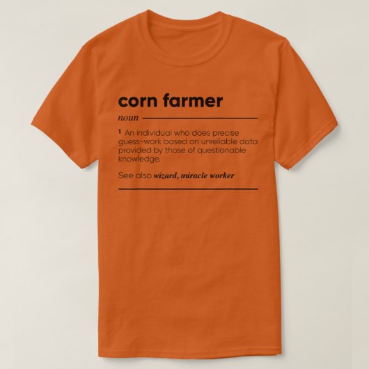 T-shirt Corn Farmer Funny  (Design devant)