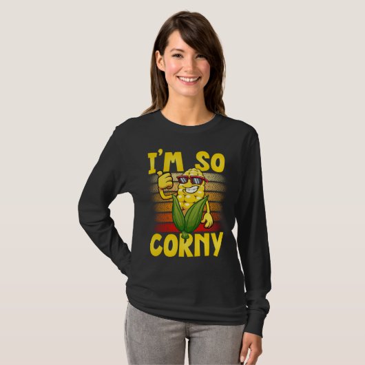 T-shirt Corn Vegetables  i´m so Corny (Devant entier)