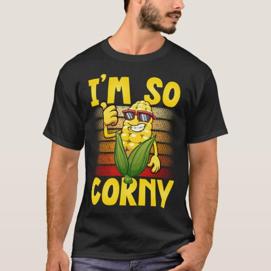 T-shirt Corn Vegetables i´m so Corny (Devant)