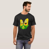 T-shirt Corn Végétarien Végétarien Corn Ferme (Devant entier)