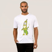 T-shirt Corn Wizard Character with Magic Wand (Devant entier)