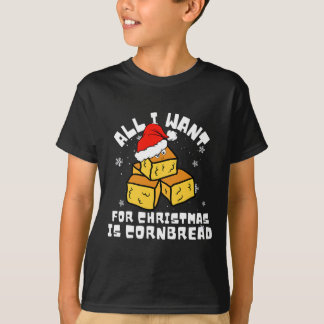 T-shirt Cornbread Pour Noël Cornbread Lover Tout Ce Que Je