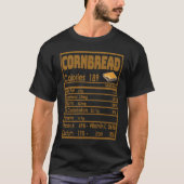 T-shirt Cornbread Valeur nutritive Thanksgiving Family Mat (Devant)