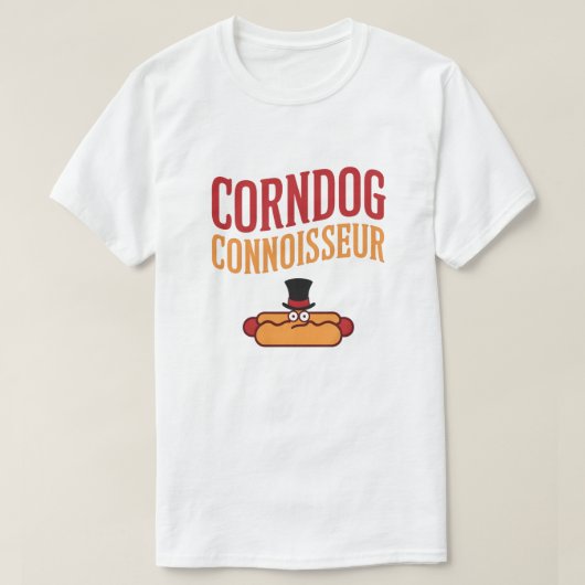 T-shirt Corndog Connoisseur (Design devant)