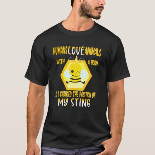 T-shirt Corne d'abeilles - apiculture S Idée Apiologue Bee (Devant)
