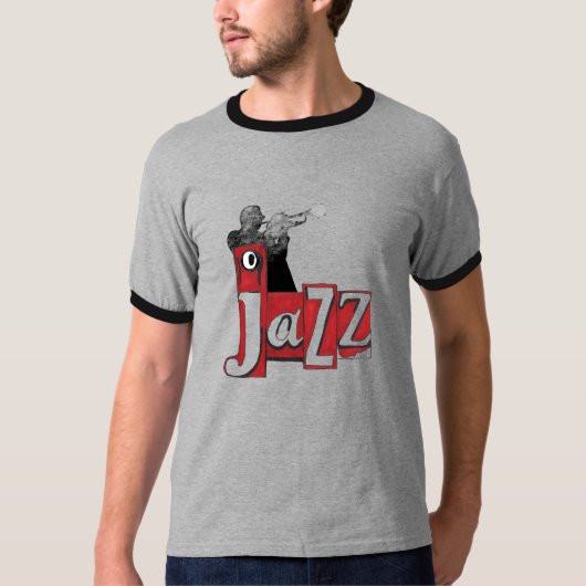 T-shirt corne de jazz (Devant)
