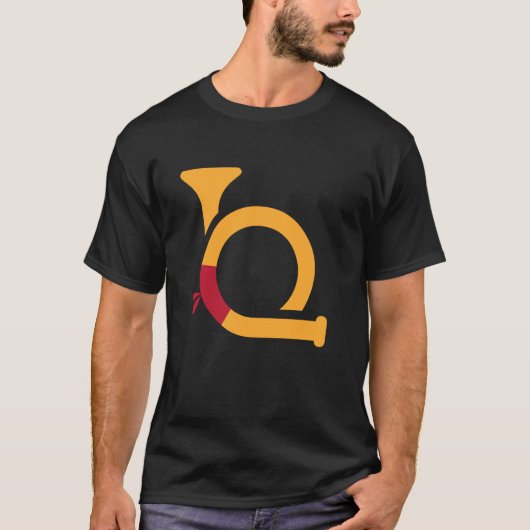 T-shirt Corne postale (Devant)