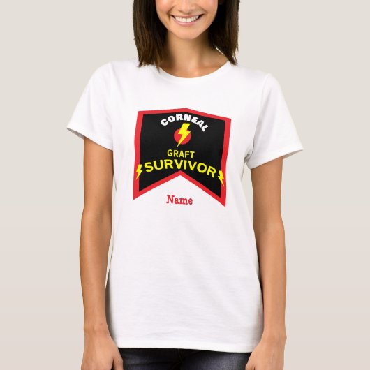 T-shirt Cornea Graft Survivant de la transplantation de co (Devant)