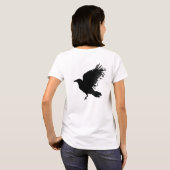 T-shirt Corneille - noir (Dos entier)