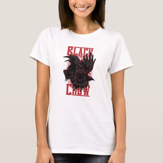 T-shirt Corneille noire (Devant)