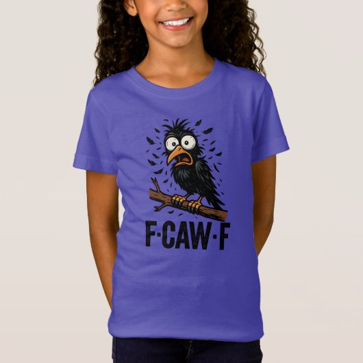 T-Shirt Corneille noire - F-CAW-F - (Devant)