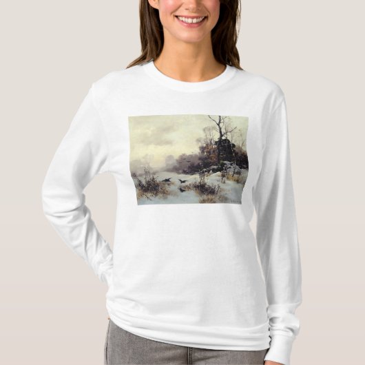 T-shirt Corneilles en hiver Landscape, 1907 (Devant)
