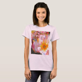 T-shirt Cornelia rose rose rose pastel (Devant entier)