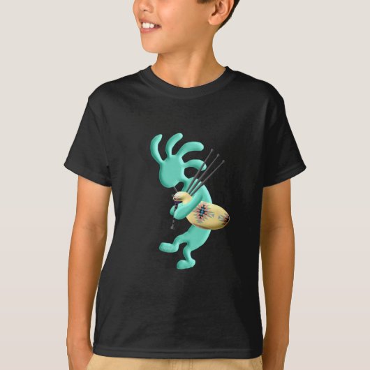 T-shirt Cornemuses de Kokopelli (Devant)