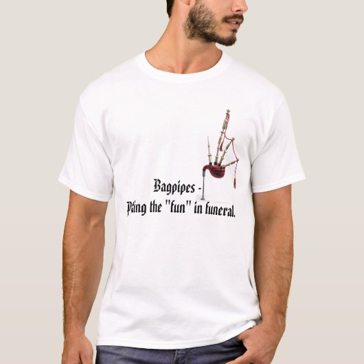 T-shirt Cornemuses - mettant le "amusement" dans (Devant)