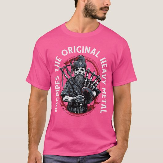 T-shirt Cornemuseur CornemuseMusique Écosse SonCornemuse C (Devant)