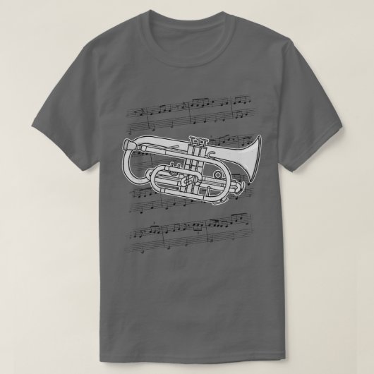 T-shirt Cornet Player Cornetist Brass Musicien (Design devant)