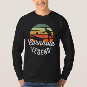 T-shirt Cornhole Bean Bag Toss Cornhole Légende