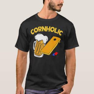 T-shirt Cornhole Boire Bean Bag Cornholic Cornahol