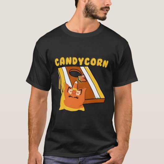 T-shirt Cornhole Corn Hole Candycorn (Devant)
