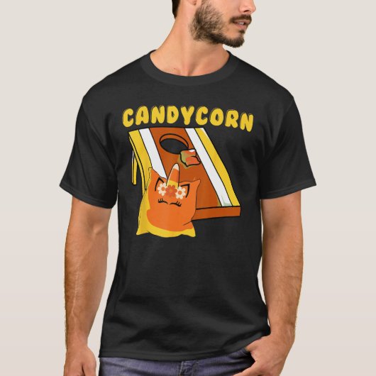 T-shirt Cornhole Corn Hole Candycorn (Devant)