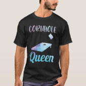 T-shirt Cornhole Corn Hole Cornhole Queen (Devant)