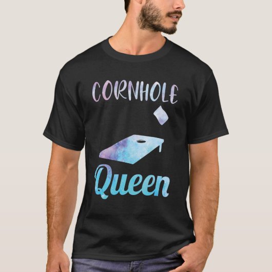 T-shirt Cornhole Corn Hole Cornhole Queen (Devant)
